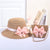 Girl's Fashion Solid Color Bow Knot Straw Hat