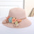 Girl's Fashion Solid Color Bow Knot Straw Hat