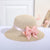 Girl's Fashion Solid Color Bow Knot Straw Hat