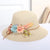 Girl's Fashion Solid Color Bow Knot Straw Hat