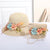 Girl's Fashion Solid Color Bow Knot Straw Hat