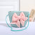 Girl's Fashion Solid Color Bow Knot Straw Hat