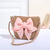 Girl's Fashion Solid Color Bow Knot Straw Hat