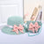 Girl's Fashion Solid Color Bow Knot Straw Hat