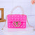 Girl's Heart Shape Silica Gel Pearls Lock Clasp Kids Wallets