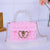 Girl's Heart Shape Silica Gel Pearls Lock Clasp Kids Wallets