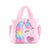 Girl's Medium Plush Cartoon Cute Sewing Machine Square Zipper Crossbody Bag