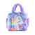 Girl's Medium Plush Cartoon Cute Sewing Machine Square Zipper Crossbody Bag