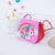 Girl's Mini Pu Leather Cartoon Cute Square Magnetic Buckle Crossbody Bag