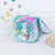 Girl's Mini Pu Leather Cartoon Cute Square Magnetic Buckle Crossbody Bag