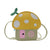 Girl's Mini Pu Leather Cartoon Cute Zipper Crossbody Bag