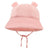 Girl's Simple Style Solid Color Bucket Hat