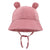 Girl's Simple Style Solid Color Bucket Hat