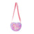 Girl's Small Plush  Cute Heart-shaped Zipper Crossbody Bag