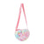 Girl's Small Plush  Cute Heart-shaped Zipper Crossbody Bag