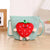 Girl's Straw Color Block Cute Round Square Zipper Shoulder Bag