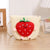 Girl's Straw Color Block Cute Round Square Zipper Shoulder Bag