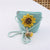 Girl's Straw Flower Strawberry Bow Knot Cute Bucket Zipper Crossbody Bag