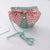 Girl's Straw Flower Strawberry Bow Knot Cute Bucket Zipper Crossbody Bag