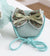 Girl's Sweet Bow Knot Straw Hat