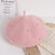 Girl's Sweet Solid Color Beret Hat