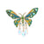 Glam Pin Butterfly Alloy Inlay Rhinestones Unisex Brooches