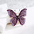 Glam Pin Butterfly Alloy Inlay Rhinestones Unisex Brooches