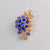 Glam Pin Geometric Alloy Inlay Artificial Pearls Rhinestones Women'S Brooches