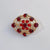 Glam Pin Geometric Alloy Inlay Artificial Pearls Rhinestones Women'S Brooches