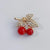 Glam Pin Geometric Alloy Inlay Artificial Pearls Rhinestones Women'S Brooches