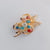 Glam Pin Geometric Alloy Inlay Artificial Pearls Rhinestones Women'S Brooches