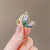 Glam Shiny Pin Butterfly Alloy Plating Inlay Artificial Pearls Rhinestones Unisex Brooches