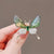 Glam Shiny Pin Butterfly Alloy Plating Inlay Artificial Pearls Rhinestones Unisex Brooches