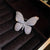 Glam Shiny Pin Butterfly Alloy Plating Inlay Artificial Pearls Rhinestones Unisex Brooches