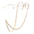 Golden Stainless Steel Chain Sunglasses Chain Non-slip Glasses Rope