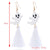 Gothic Cat Spider Alloy Women's Drop Earrings 1 Pair