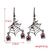 Gothic Cat Spider Alloy Women's Drop Earrings 1 Pair