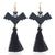 Gothic Cat Spider Alloy Women's Drop Earrings 1 Pair