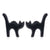 Gothic Cat Spider Alloy Women's Drop Earrings 1 Pair