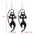 Gothic Cat Spider Alloy Women's Drop Earrings 1 Pair