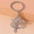 Gothic Classic Style Cross Alloy Inlay Rhinestones Bag Pendant Keychain