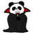 Gothic Funny Panda Alloy Stoving Varnish Plating Unisex Brooches