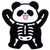 Gothic Funny Panda Alloy Stoving Varnish Plating Unisex Brooches