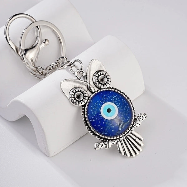 Gothic Streetwear Owl Metal Women's Bag Pendant Keychain