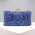 Green Blue Pink Pu Leather Polyester Flower Pillow Shape Evening Bags