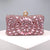 Green Blue Pink Pu Leather Polyester Flower Pillow Shape Evening Bags