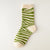 Green Socks Female Middle Tube Thick Warm Socks Pure Cotton Autumn And Winter Cotton Socks