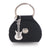 Guitar Solid Color Pu Leather Guitar Pick Bag 1 Piece