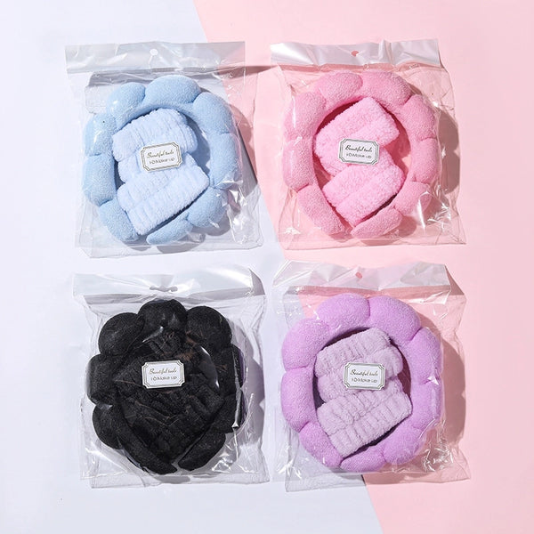 Hair Accessories Simple Face Wash Hair Band Mask Makeup Hair Band Cute Wide-brimmed Headband Female Wrist Strap