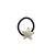 Hair Accessories U-Shaped Large Alloy Head Rope Headdress Cold Wind Ponytail Hair Ring High-Grade Seamless Glossy Hair Rope